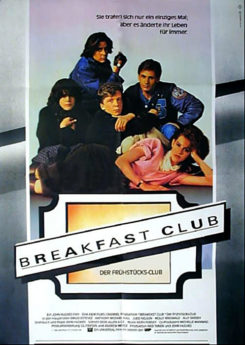 Filmposter The Breakfast Club