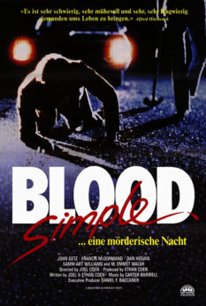 Filmposter Blood Simple