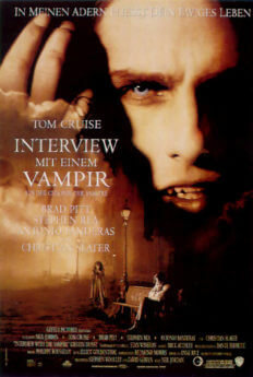 Filmposter Interview mit einem Vampir